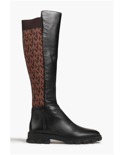 michael kors stiefel damen schwarz|Kniehohe Stiefel .